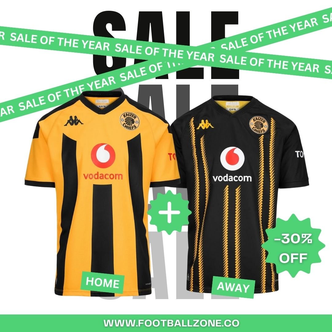 x2 Kaizer Chiefs Fan Jerseys ( 1 Home & 1 Away) 24/25