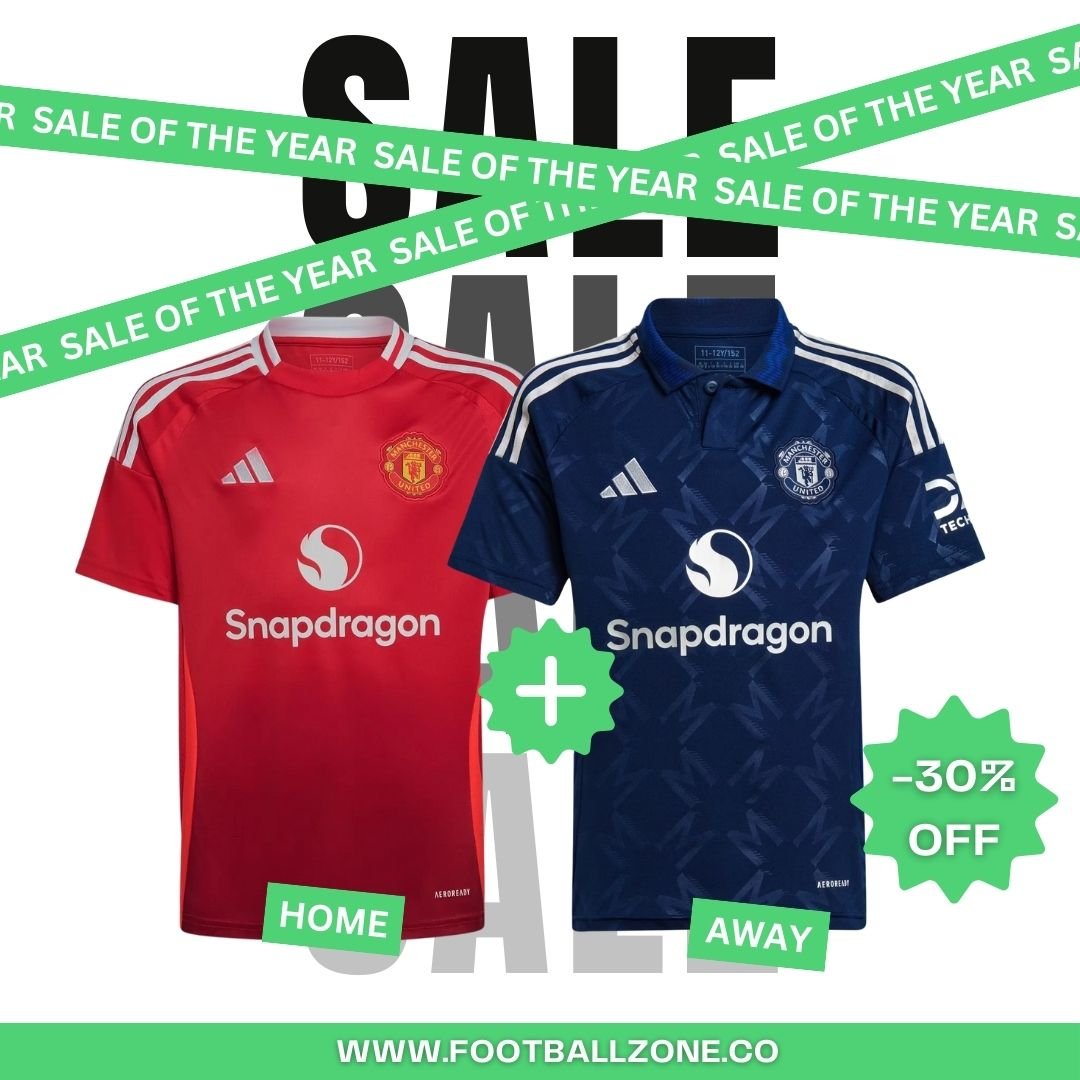 x2 Man United Fan Jerseys ( 1 Home & 1 Away) 24/25