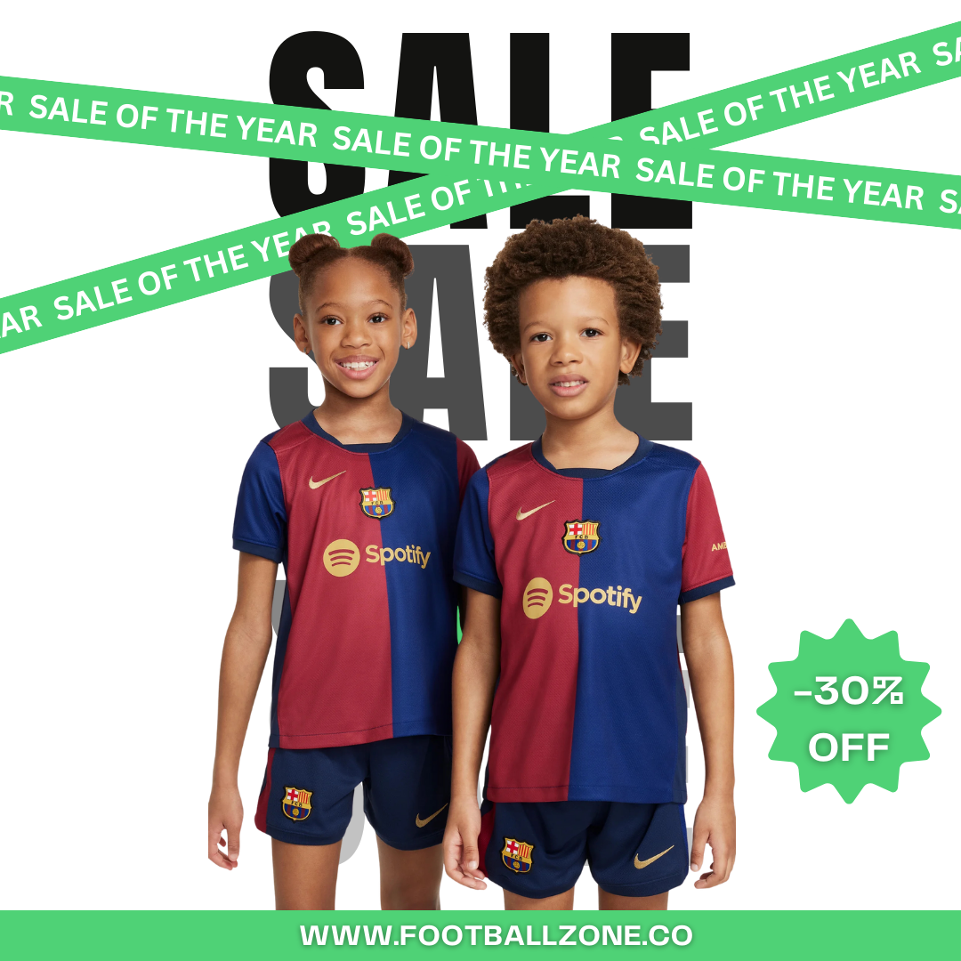 Junior Barcelona Home Kit 24/25-Jersey & Shorts