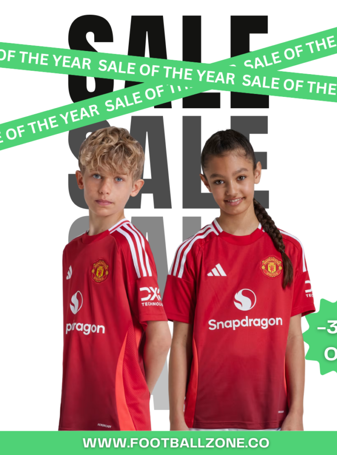 Junior Man United Home Kit 24/25-Jersey & Shorts