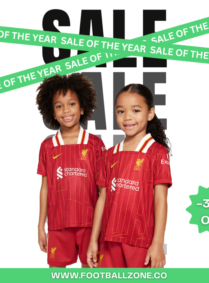 Junior Liverpool Home Kit 24/25-Jersey & Shorts