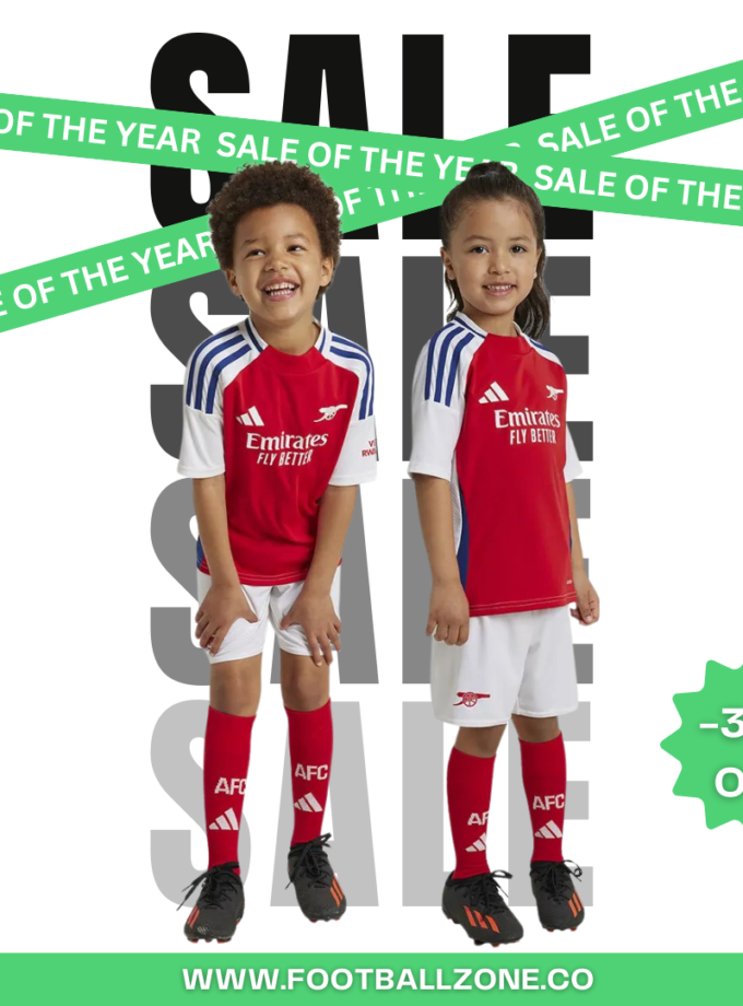 Junior Arsenal Home Kit 24/25-Jersey & Shorts