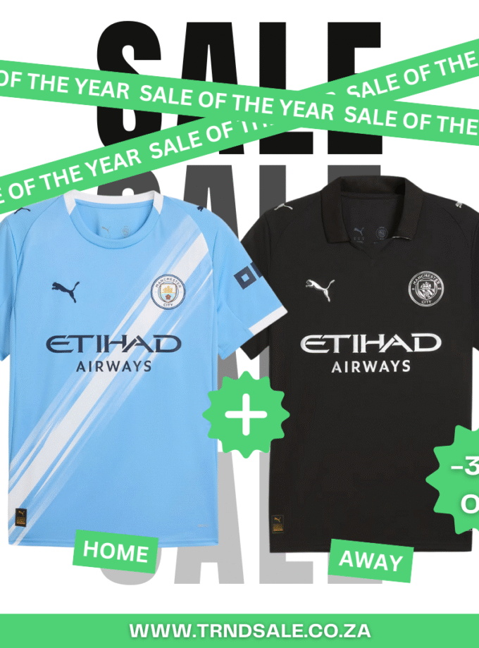 x2 Man City Fan Jerseys ( 1 Home & 1 Away) 25/26