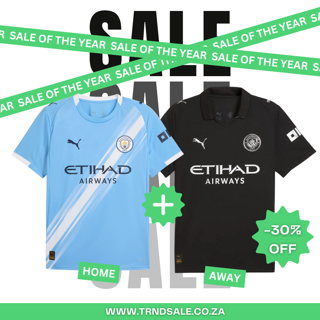 x2 Man City Fan Jerseys ( 1 Home & 1 Away) 25/26