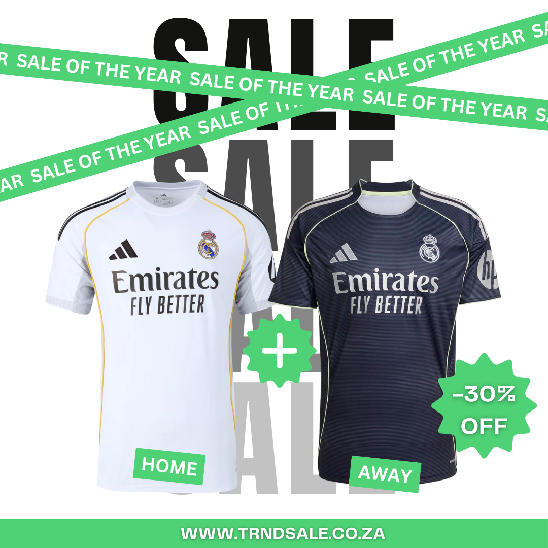 x2 Real Madrid Fan Jerseys ( 1 Home & 1 Away) 25/26